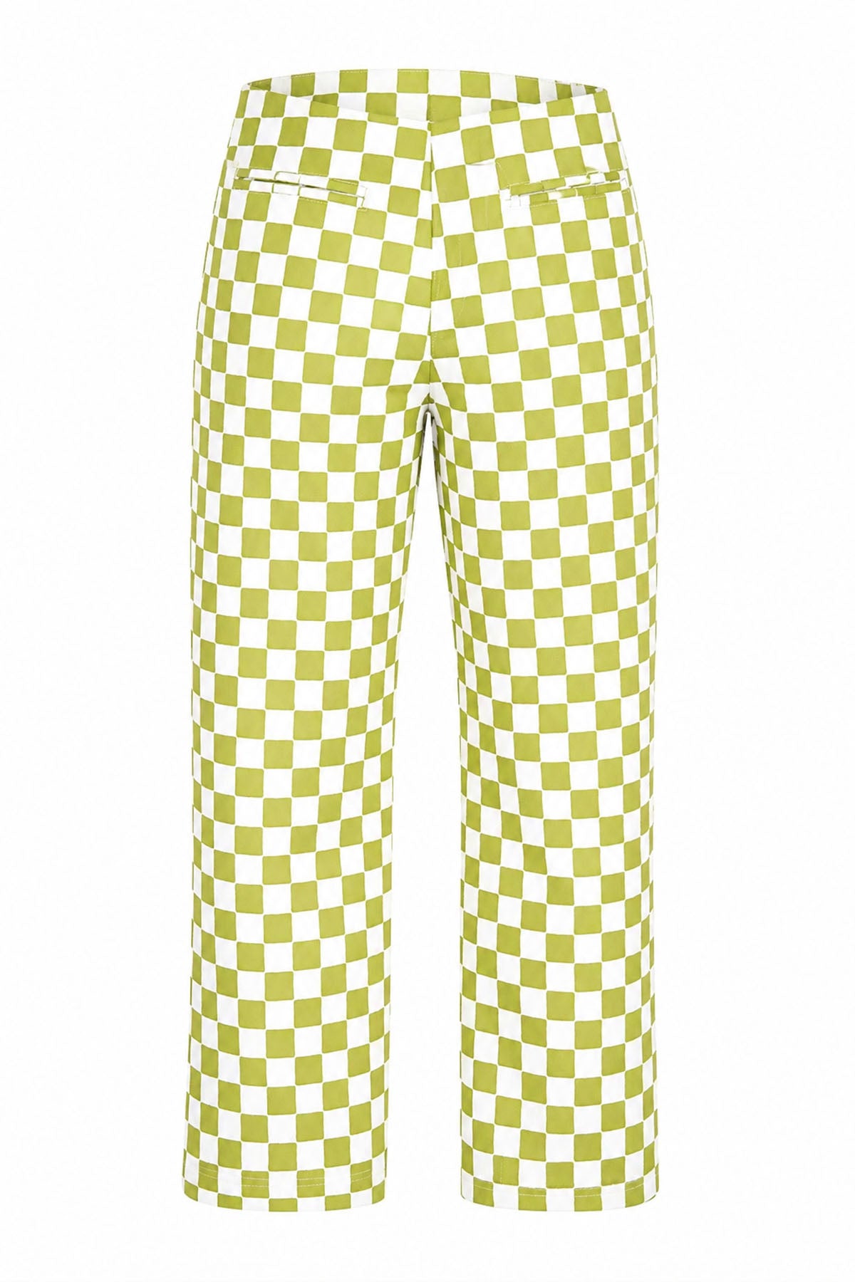 Check Kokomo Pant - Olive – Emma Mulholland on Holiday