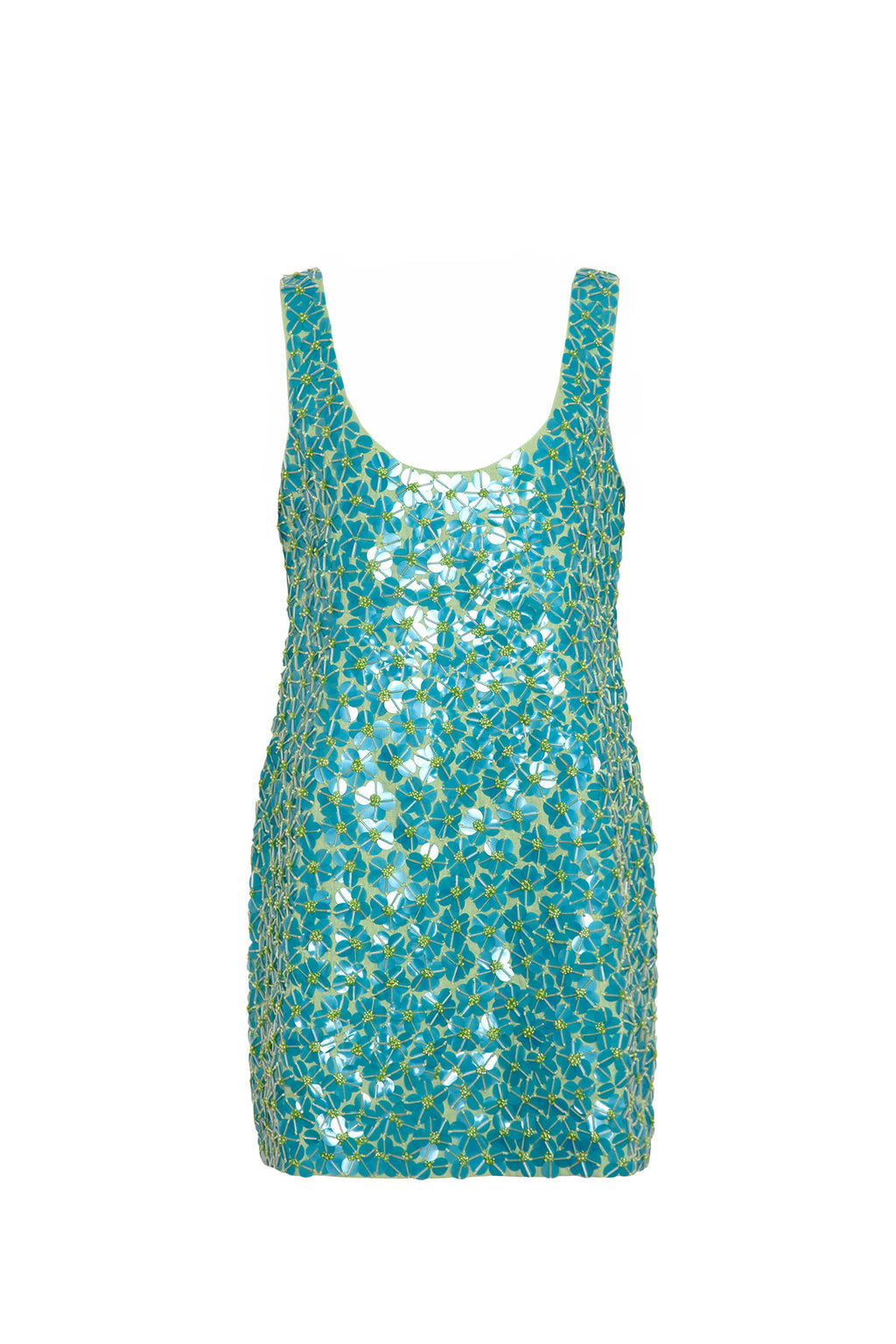seafoam mini dress MATTHEW BRUCH Twist Mini Shift Dress in Seafoam