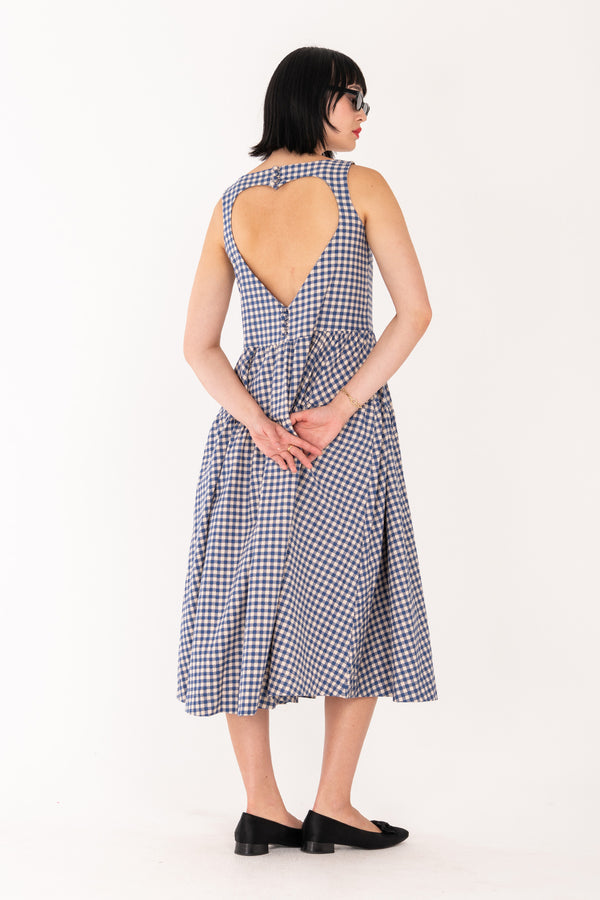 Forever Yours Midi Dress - Gingham