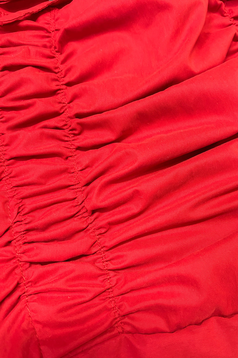 Ruffle Bag - Red