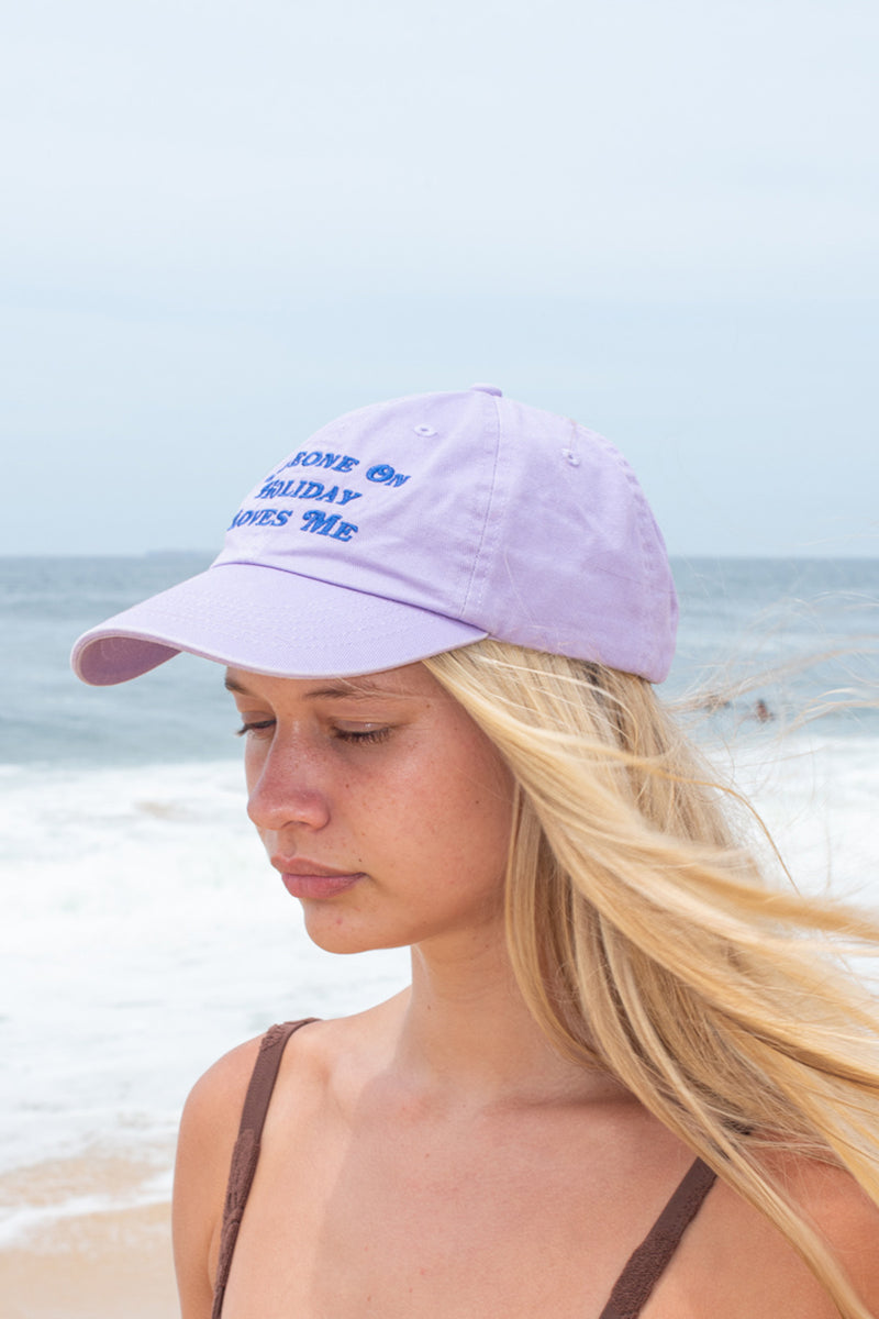 Someone On Holiday Cap - Lilac