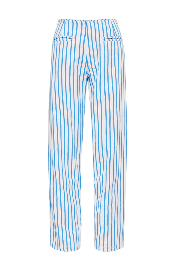 Sea Stripe Kokomo Pants - Blue/White