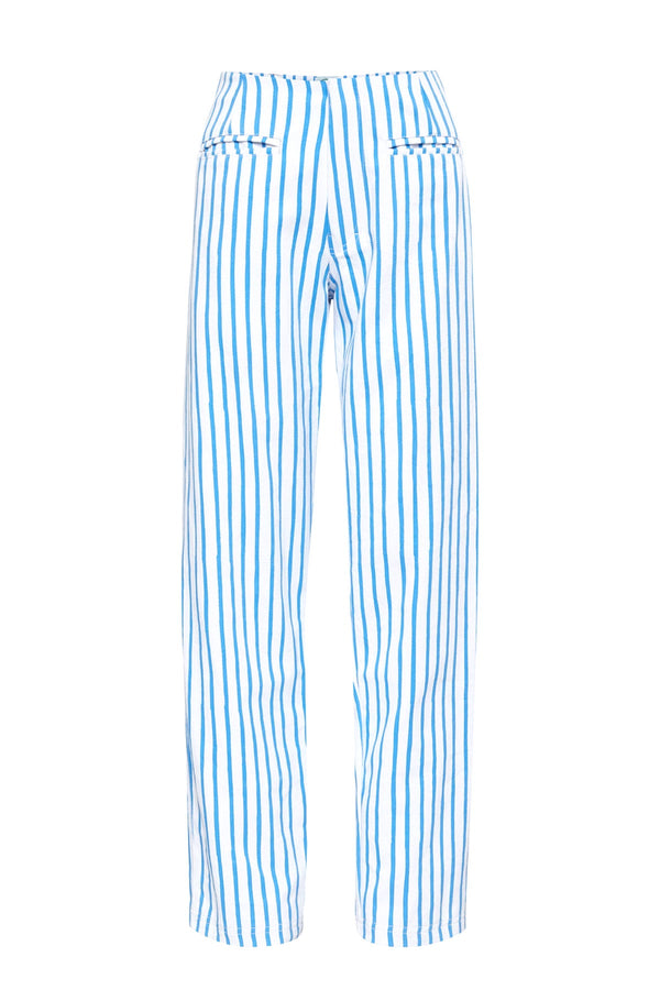 Sea Stripe Kokomo Pants - Blue/White