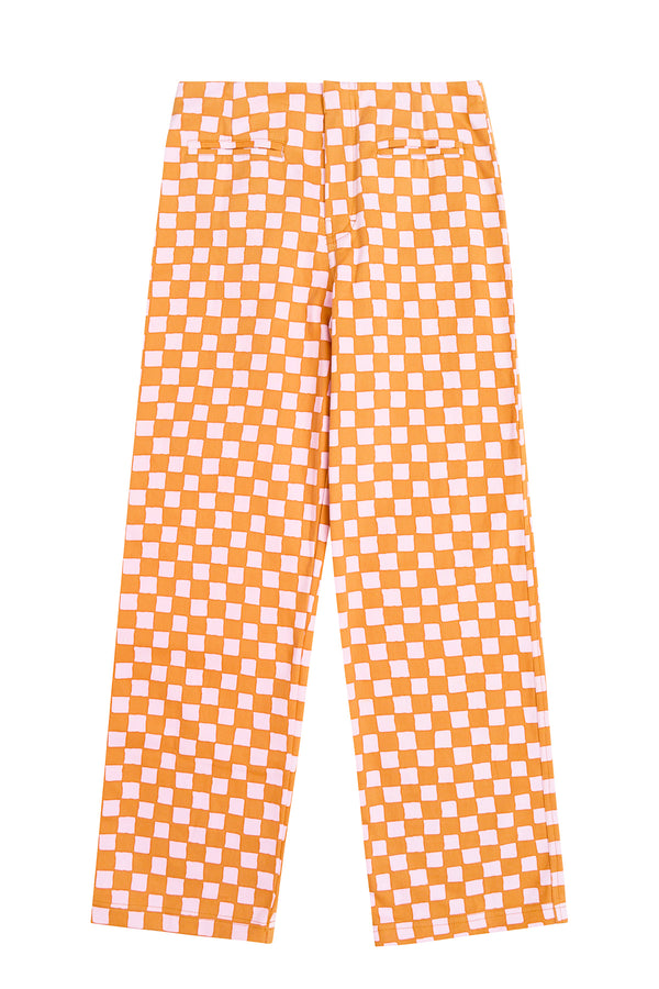 Check Kokomo Pant - Pink/Orange