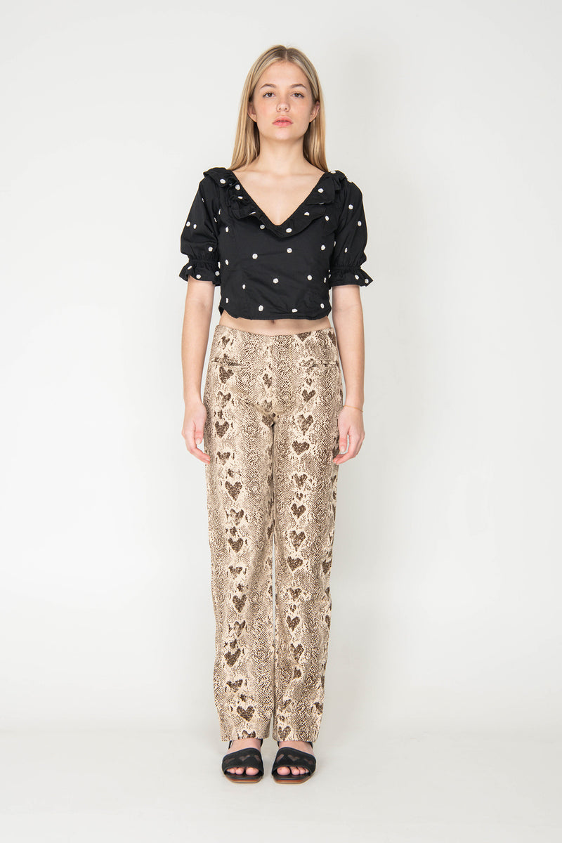 Heart Snake Kokomo Pant - Tan