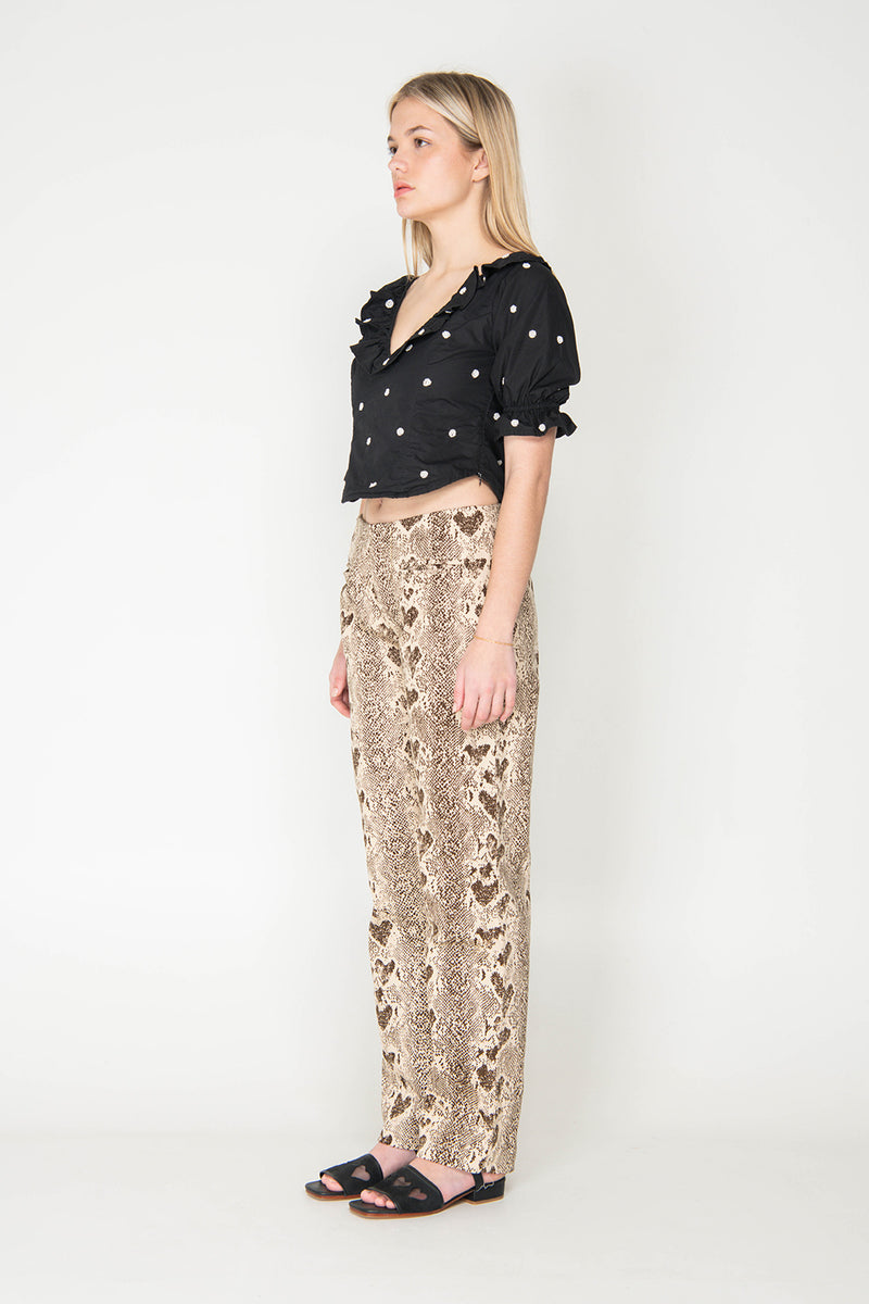 Heart Snake Kokomo Pant - Tan
