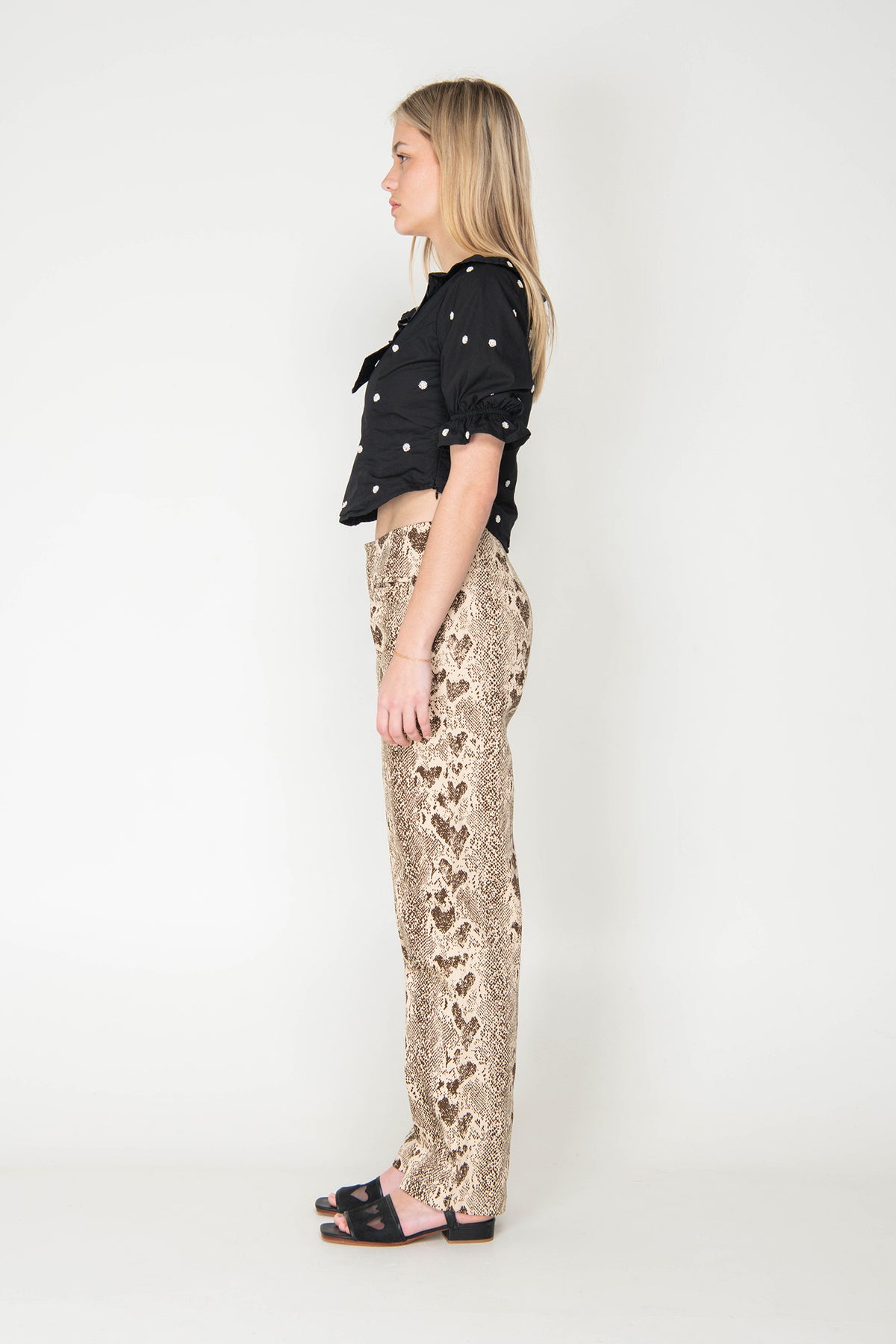 Heart Snake Kokomo Pant - Tan – Emma Mulholland on Holiday