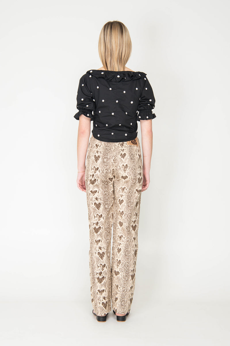 Heart Snake Kokomo Pant - Tan