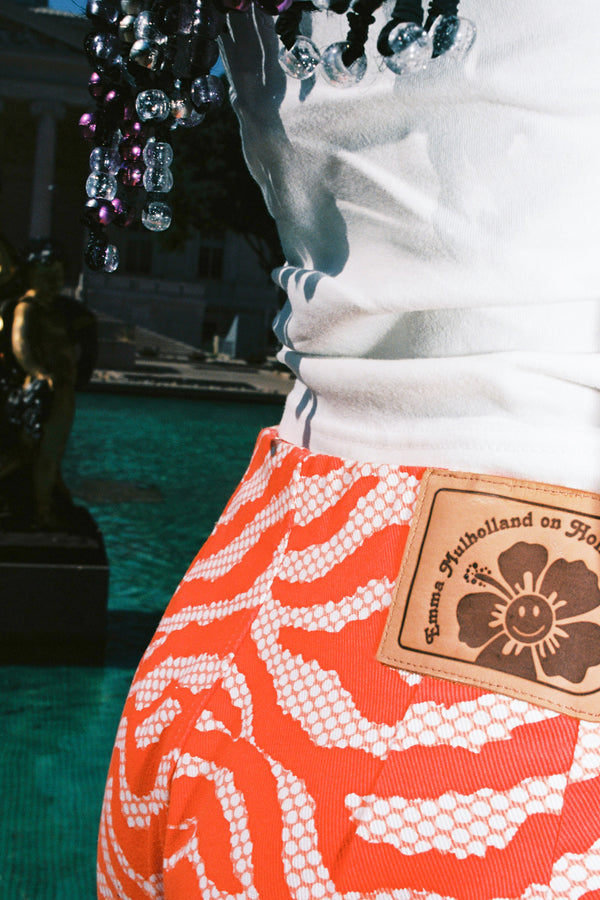 Roxbury Kokomo Pants - Red/Apricot