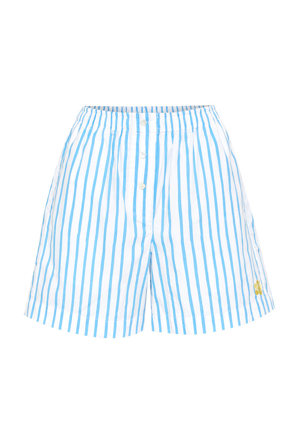 Sea Stripe Boxer Shorts - Blue/White