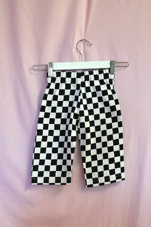 Check Kid Pants - Black/White
