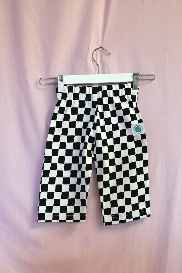 Check Kid Pants - Black/White