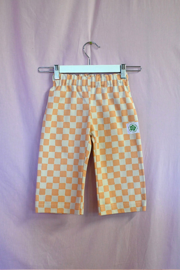 Check Kid Pants - Peach