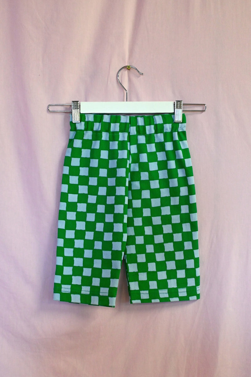 Check Pant Kids - Green/Blue