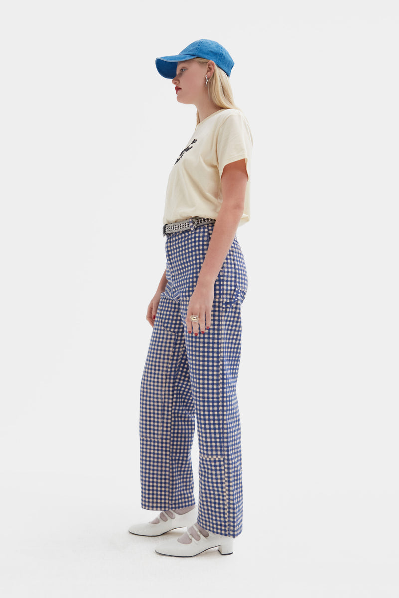 Spencer Double Knee Pants - Gingham