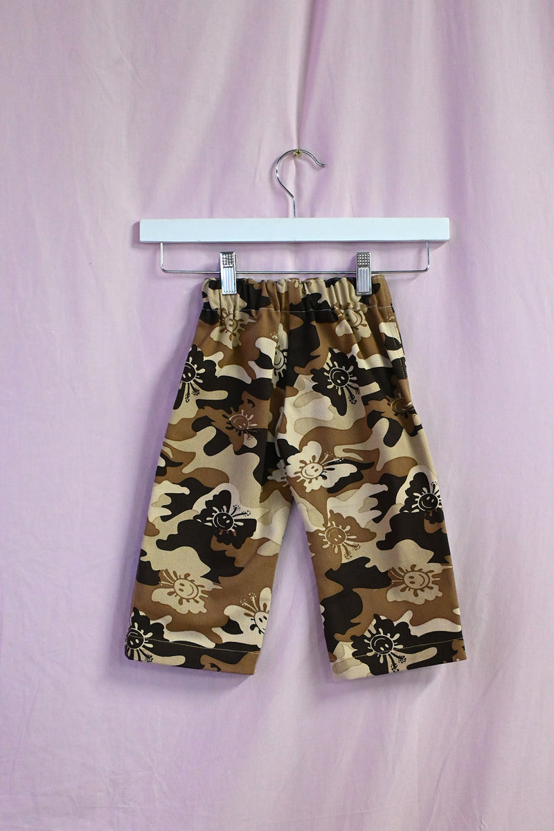 Camo Kid Pants - Brown