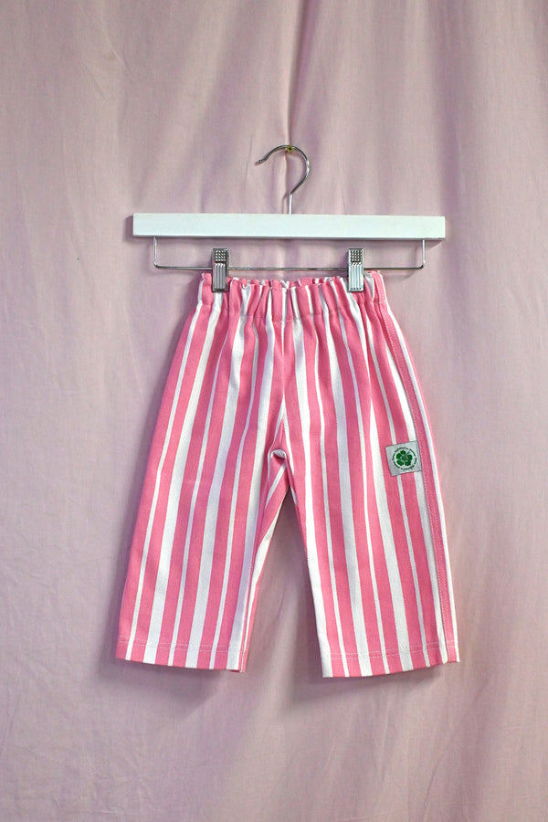 Stripe Kid Pants - Pink