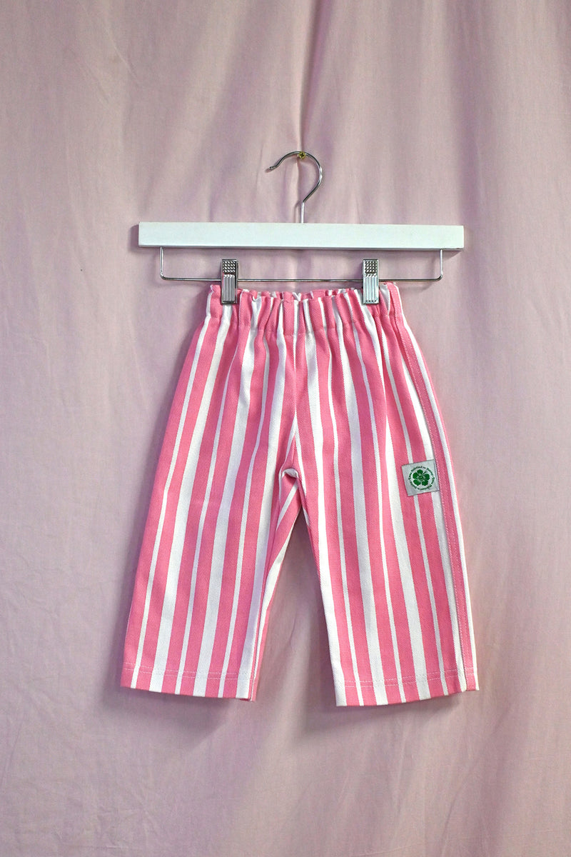 Stripe Kid Pants - Pink