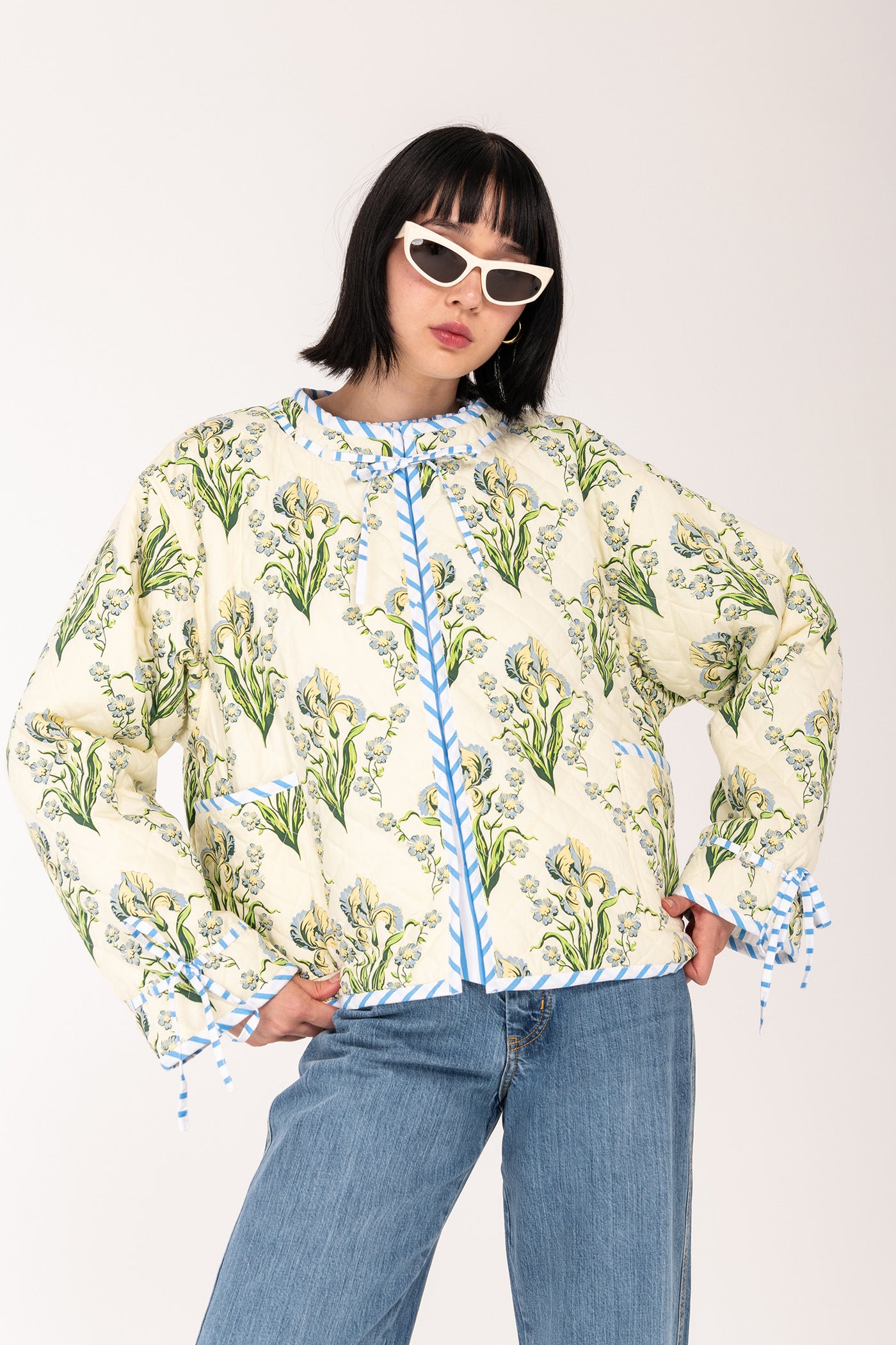 Bouquet Reversible Quilted Jacket - Yellow/Multi – Emma Mulholland on  Holiday