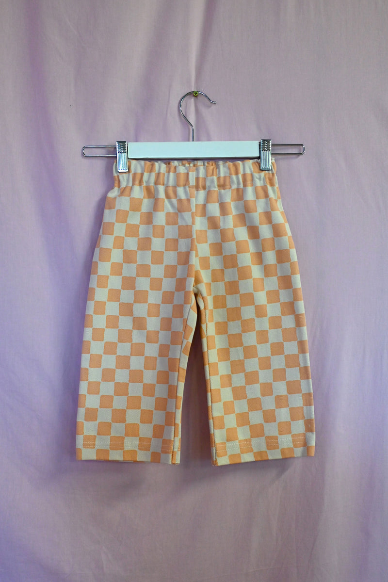 Check Kid Pants - Peach