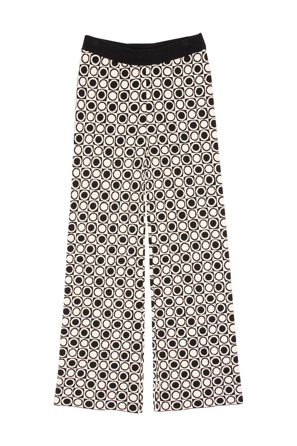 Patterned pants on a white background