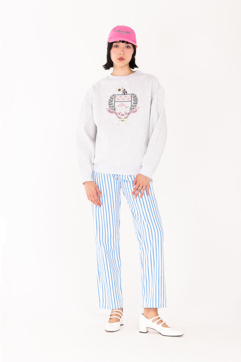 Coat of Arms Crew Neck - Grey Marle