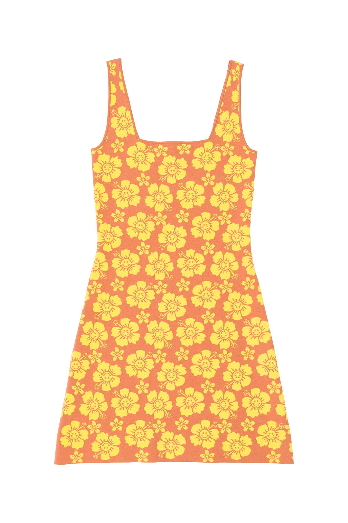 Happy Hibiscus Knit Dress