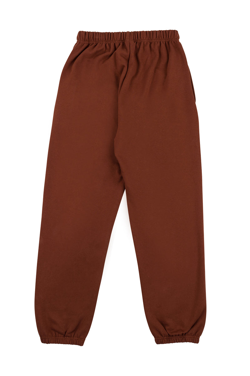 Brown pants on a white background