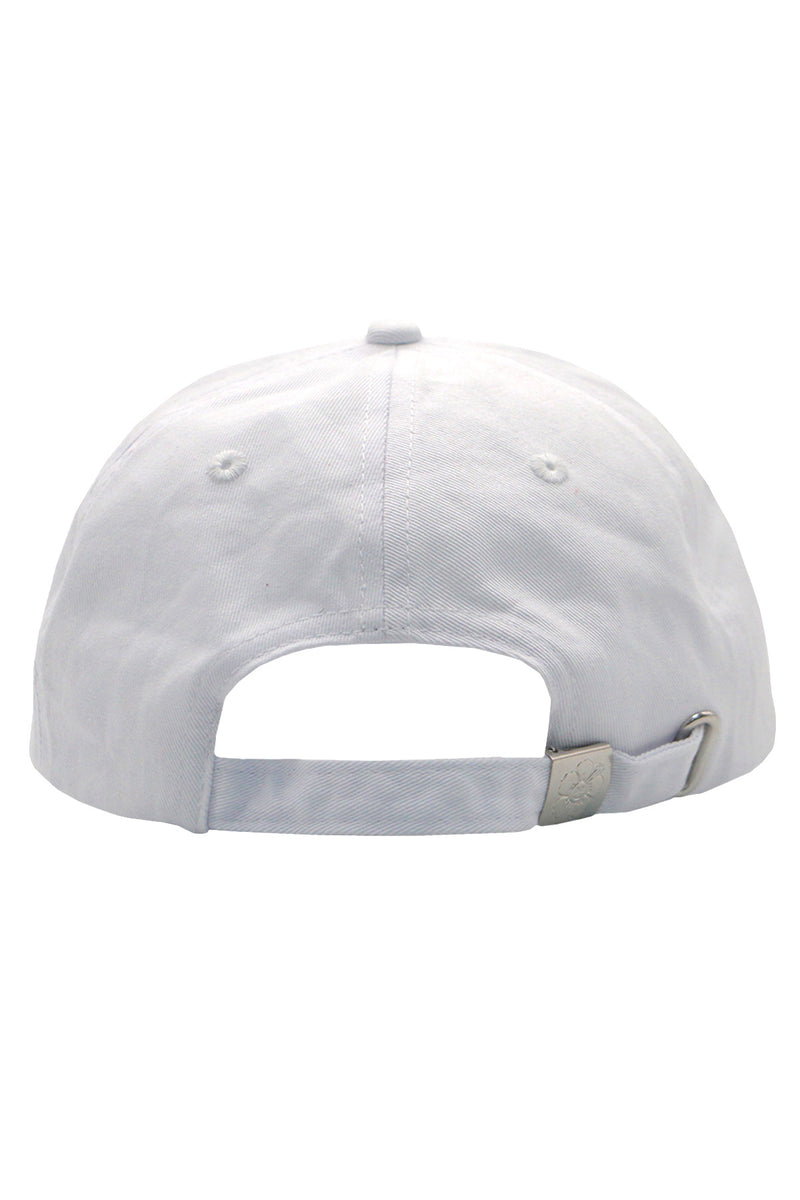 Heart Hibiscus Cap - White