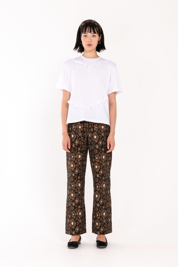 Leopard Hibiscus Trousers