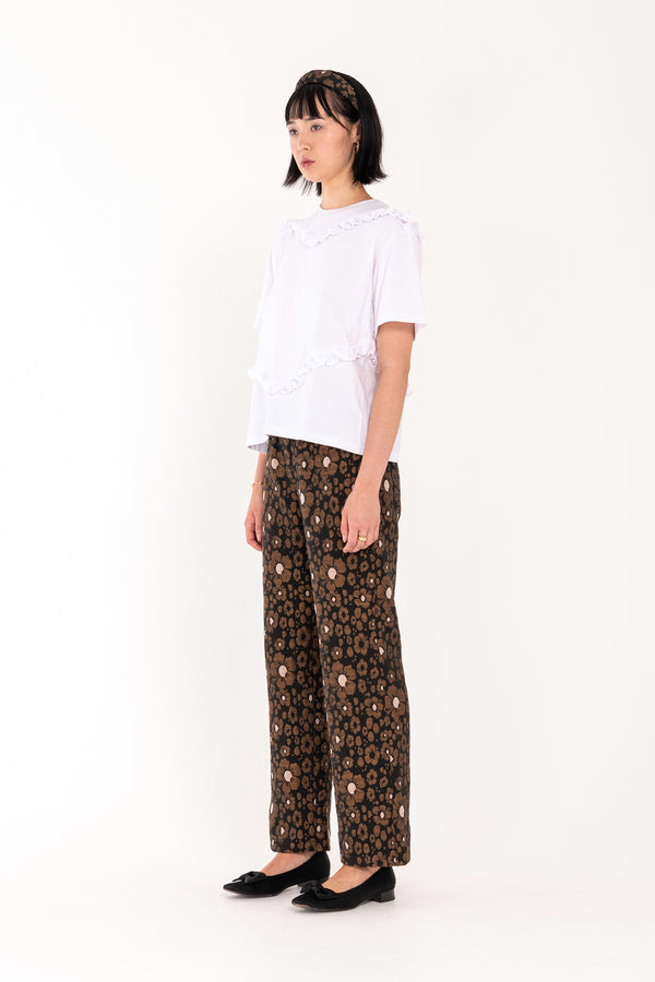 Leopard Hibiscus Trousers