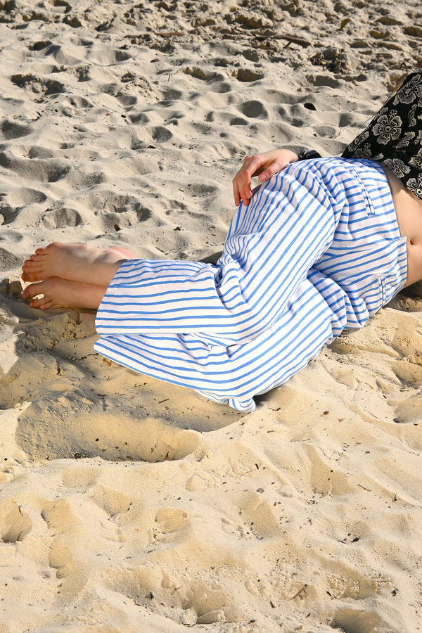 Sea Stripe Kokomo Pants - Blue/White