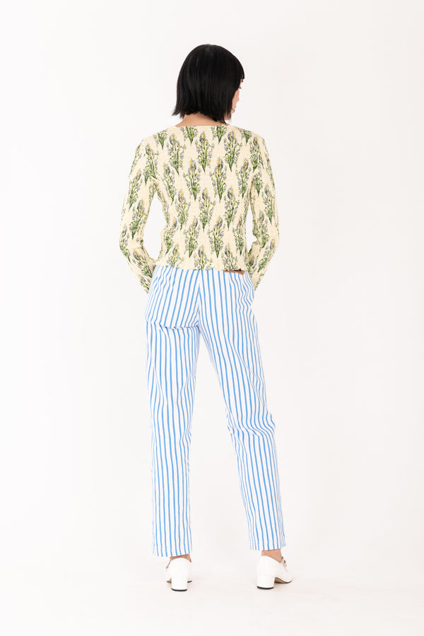 Sea Stripe Kokomo Pants - Blue/White