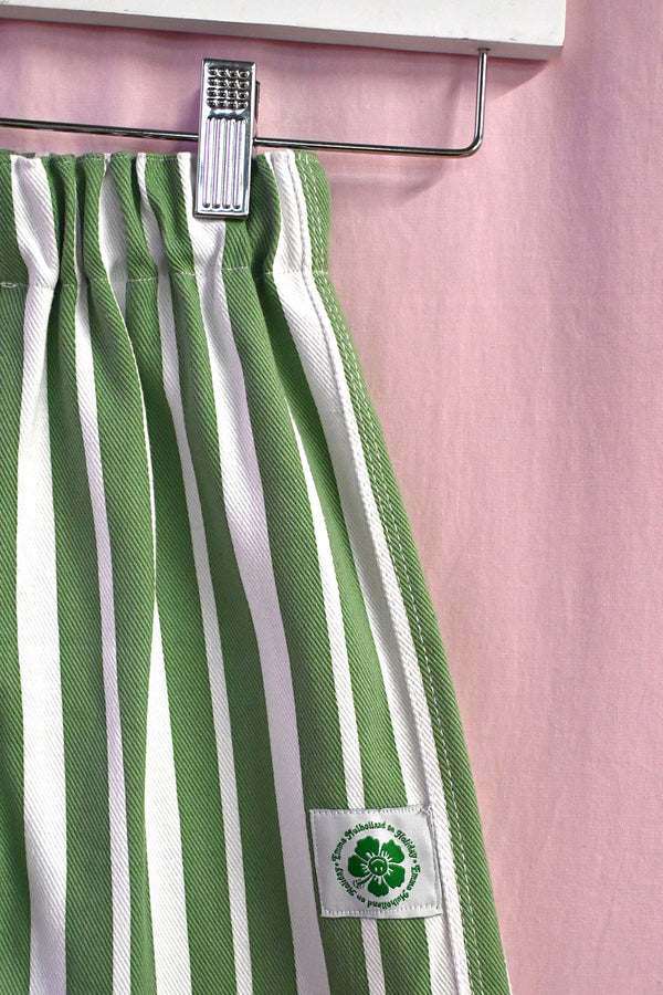 Stripe Kid Pant - Green