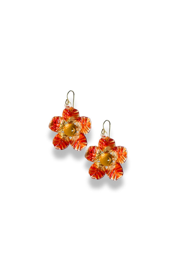 Fleur Droplets - Red/Yellow