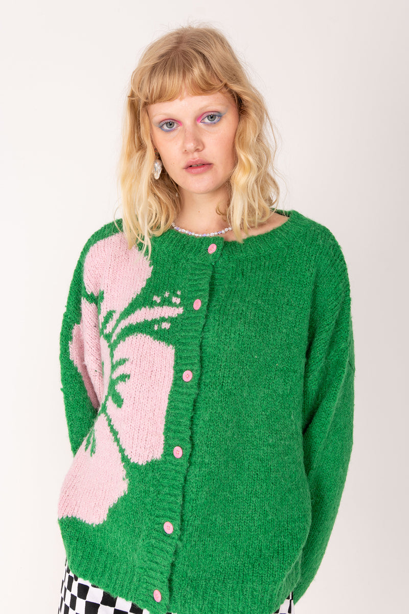 Chunky Knit Cardigan – Emma Mulholland on Holiday