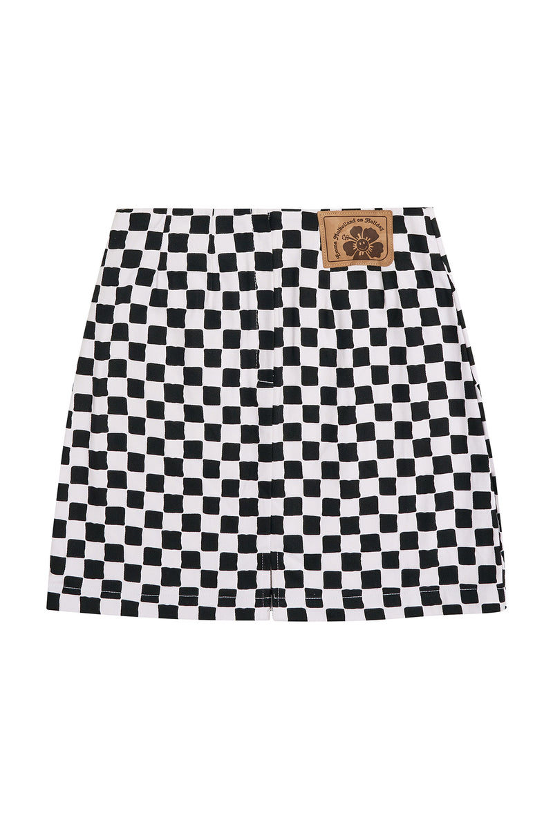 Kokomo Skirt - Check - Black