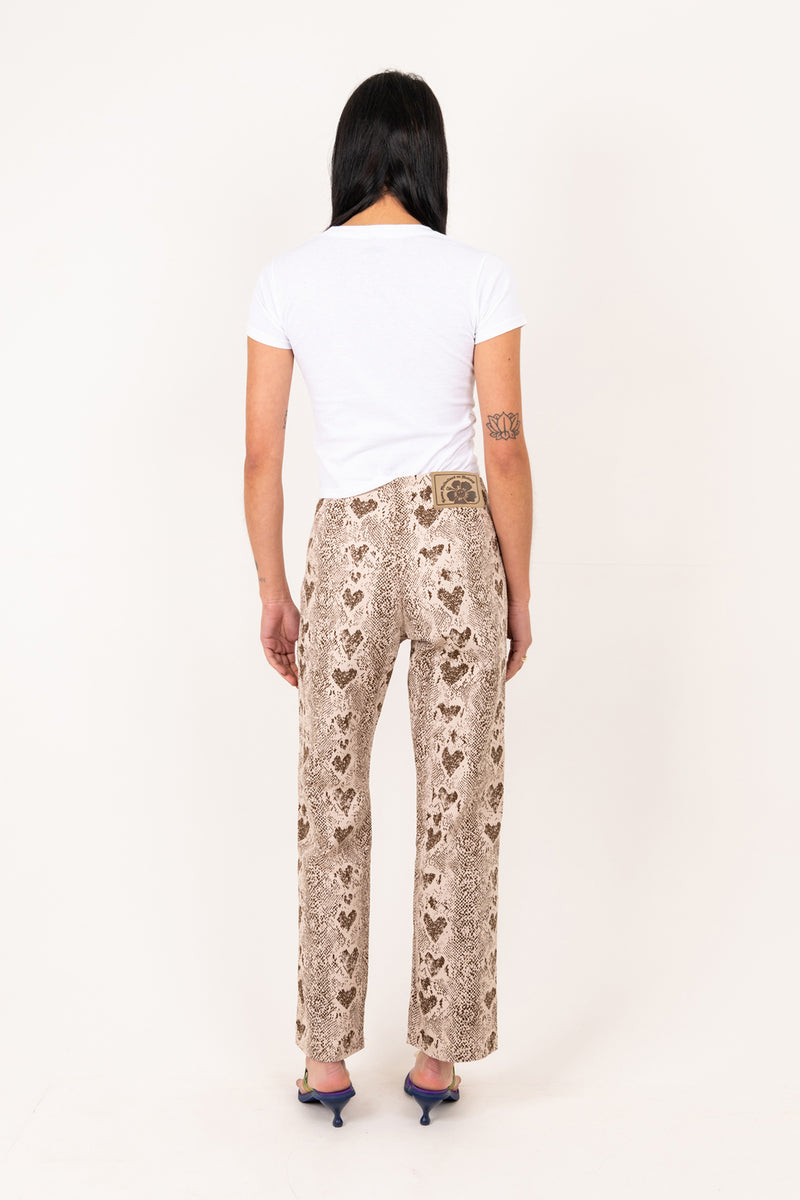 Heart Snake Kokomo Pant - Tan