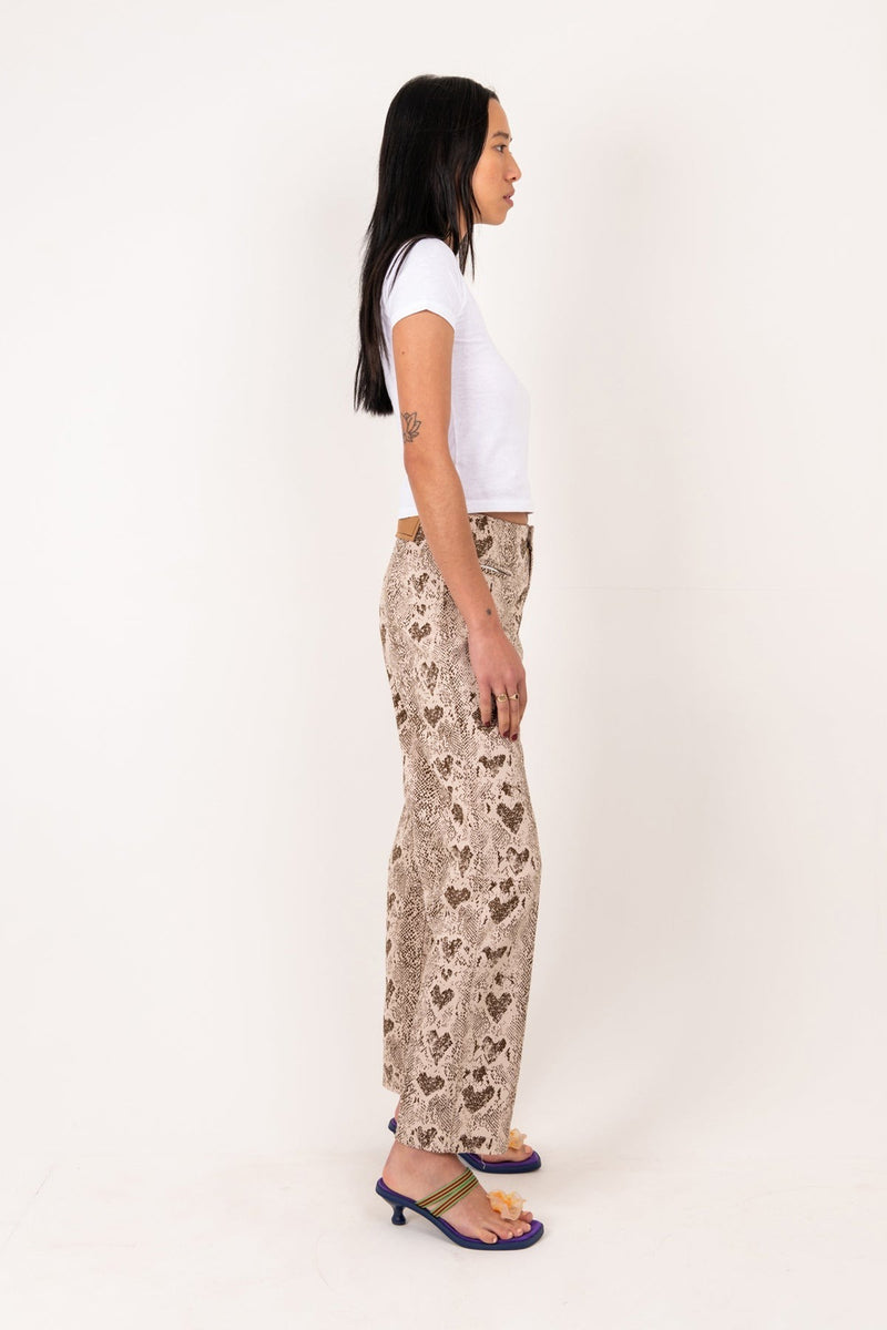Heart Snake Kokomo Pant - Tan