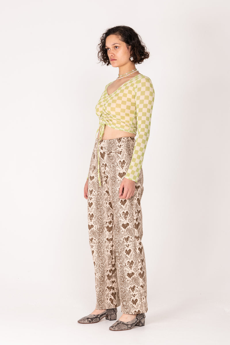 Heart Snake Kokomo Pant - Tan