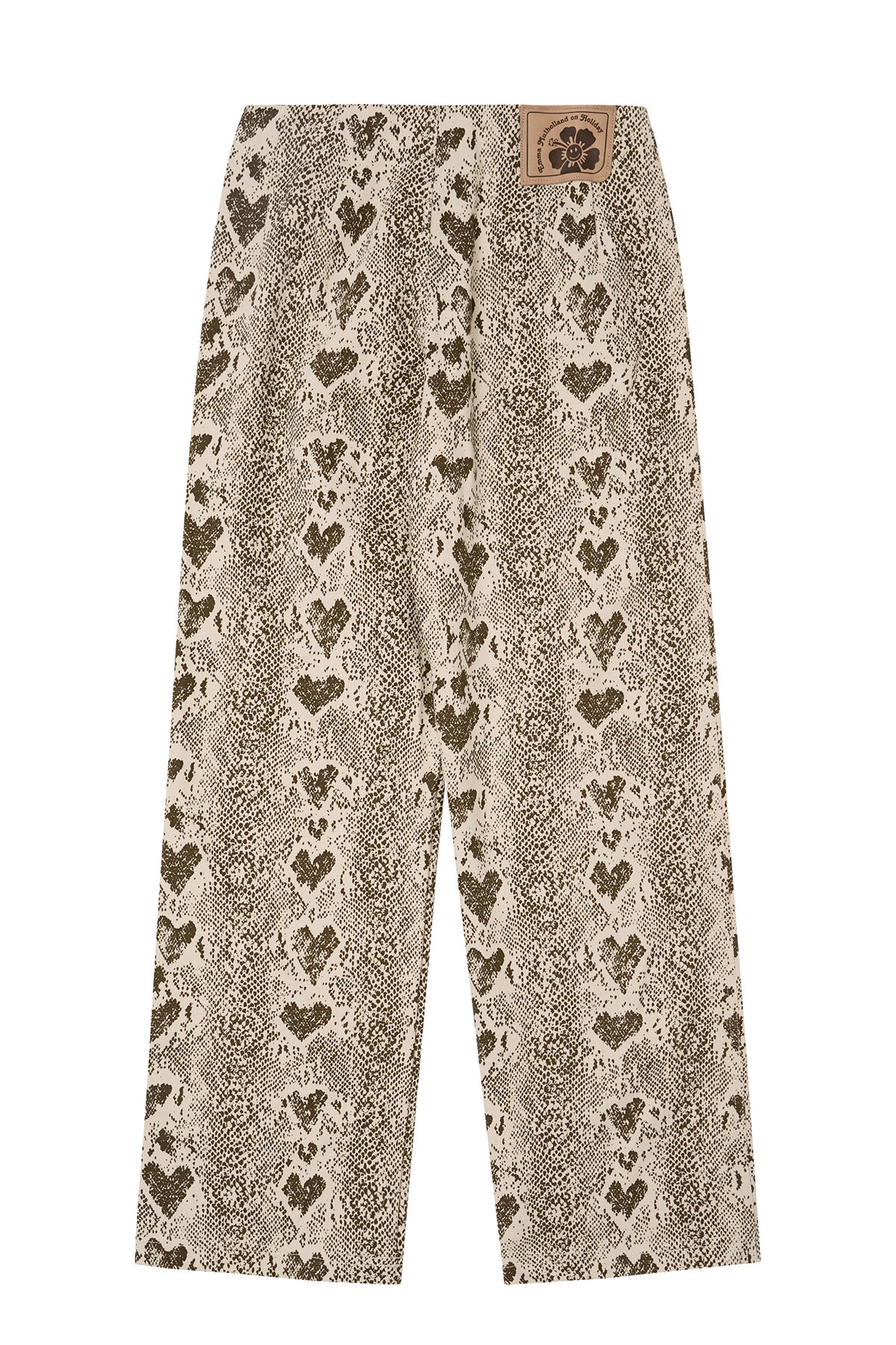 Heart Snake Kokomo Pant - Tan – Emma Mulholland on Holiday