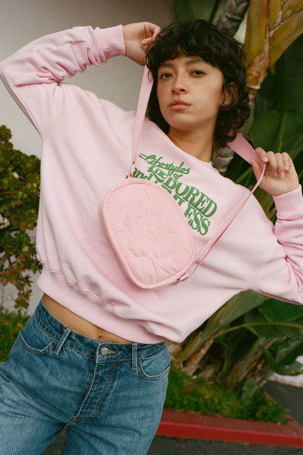 Lifestyles Crew Neck Jumper - Pink