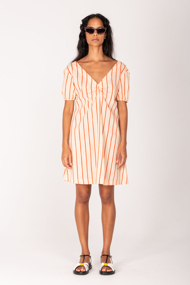 Thin Stripe Mini Dress