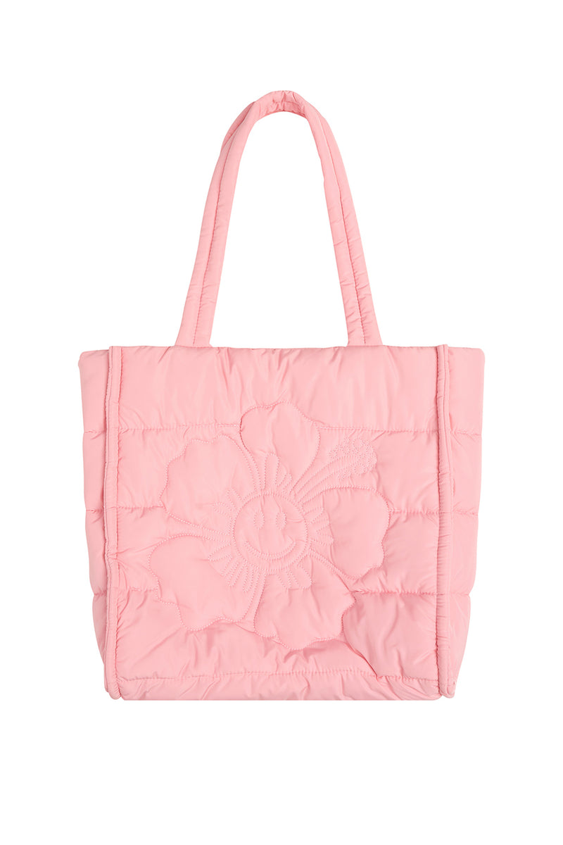 Puff Happy Hibiscus Shoulder Bag - Pink