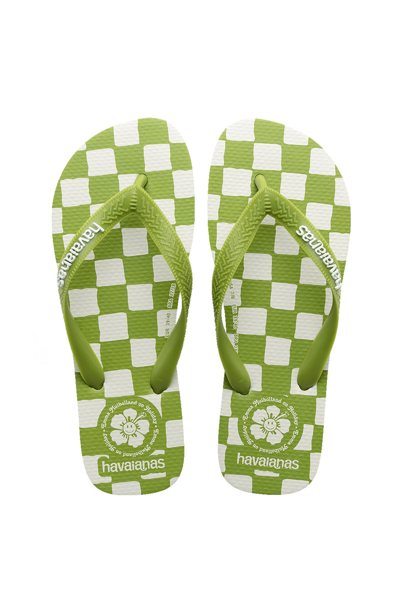 Havaianas x EM on Holiday - Olive Check